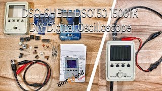 How to assemble DSOSHELL DSO150 15001K DIY Digital Oscilloscope [upl. by Enylorac]