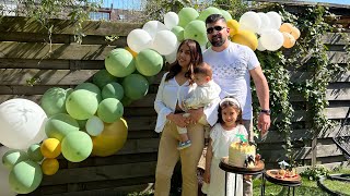 Lyam’s 1st birthday عیدیملا دی لیام و ایە فریا کەوتین باخەکە کۆبکەینەوە؟ kurdishvlog chavinslife [upl. by Gersham]