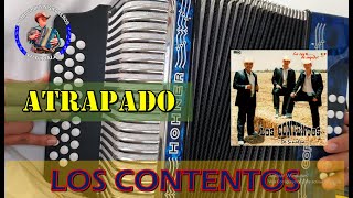 Los Contentos de Sinaloa  Atrapado TUTORIAL en Acordeon de SOL [upl. by Himelman904]