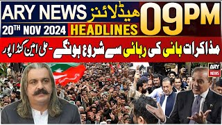 ARY News 9 PM Headlines  20th Nov 2024  Prime Time Headlines [upl. by Oppen]