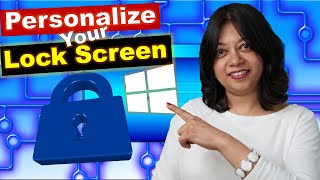 Personalize Your Lock Screen On Windows PC  Personalize Windows PC tip Shorts [upl. by Bilak]