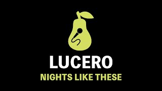 Lucero  Nights Like These Karaoke [upl. by Ingamar]