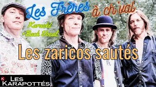 Les frères à chval  Les zaricos sauté Karaokéback vocal [upl. by Euqimod]