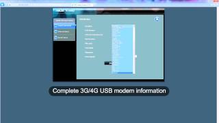 ASUS router quick howto connect with a USB 3G4G modem [upl. by Ellenahc161]