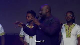 Panam Percy Paul singing COME LETquotS PRAISE THE LORD at Green Worship Official Video [upl. by Yorgerg813]