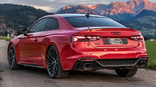 THE GORGEOUS NEW 2021 AUDI RS5  UPDATED 600NM450HP ROCKET  0293KMH  Tango red  carbon pack [upl. by Janetta132]