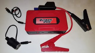 LIDL Ultimate Speed PORTABLE JUMP STARTER WITH POWER BANK UMAP 12000 D4 IAN 4359172304 unboxing amp [upl. by Morgan]