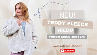 Teddy Fleece Plüsch Svea  Jacken nähen [upl. by Daisie]