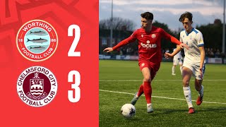 Rebels beaten despite Pearce brace  Worthing 23 Chelmsford City  Highlights [upl. by Swirsky]