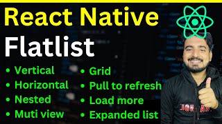 React Native Flatlist 🔥  For Beginners In Hindi  Engineer Codewala [upl. by Odoric804]