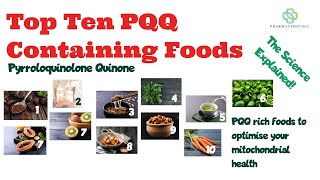 Top Ten PQQ Foods to optimise your mitochondrial health pyrroloquinolone quinone [upl. by Nedearb953]