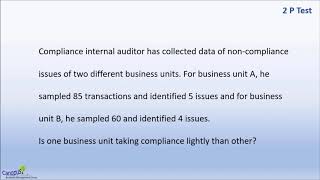 2P Test in Minitab [upl. by Nitsrek]