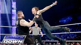 Dean Ambrose vs Kevin Owens – Intercontinental Title Match SmackDown January 7 2015 [upl. by Ydissak]