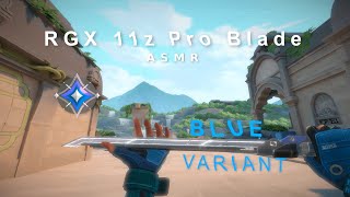 RGX 11z Pro Blade ASMR Blue Variant [upl. by Eniamart]