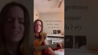 Noodling around with an acoustic version of “Gettasay” from “The Return” album americansongwriter [upl. by Hallee]