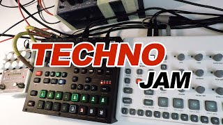 Elektron Syntakt amp ModelSamples Techno Jam [upl. by Caddric]