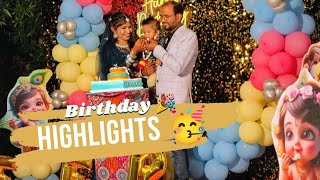 Veer first birthday highlights 🥳explore viralvideo birthday explorepage subscribe [upl. by Zoeller]