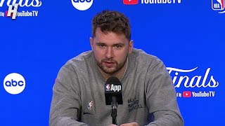 Luka Doncic previews Game 4 FULL Interview  2024 NBA Finals Media Day [upl. by Atiuqihs]