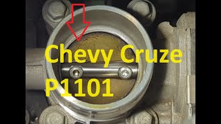 Causes and Fixes Chevy Cruze P1101 Code Intake Airflow System Performance [upl. by Arodoeht137]