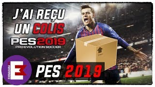 PES 2019 JAI RECU UN COLIS DE KONAMI FRANCE  UNBOXING [upl. by Hanako]