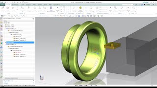 2nd Setup Turning Part in NX CAM [upl. by Spiro628]