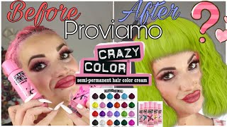 COME COLORARE I CAPELLI IN MODO TEMPORANEO  PROVIAMO CRAZY COLOR👩🏻‍🎤🧑🏻‍🎤 [upl. by Eissirc]