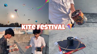 Kite Festival In Hyderabad 2024 🪁 81 [upl. by Dolloff]