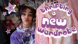 THRIFTING A WHOLE NEW WARDROBE ☆ haul [upl. by Fran]