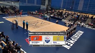 Highlights Navy Volleyball vs Bucknell [upl. by Ima]