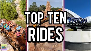 Top Ten Rides at Magic Kingdom 2024 [upl. by Annor]