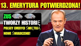 SZOKUJĄCE OGŁOSZENIE ZUS POTWIERDZONO 13 EMERYTURĘ NA 2025 R [upl. by Felicle]