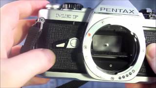 Pentax ME F Operating [upl. by Suilmann979]