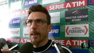 Mister Di Francesco su SassuoloRoma 29032014 [upl. by Sile758]