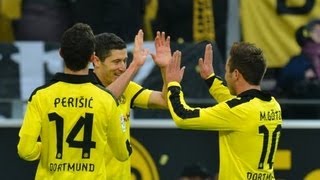 Tor 21 Robert Lewandowski Borussia Dortmund  Greuther Fürth 31 Bundesliga 12 Spieltag BVB [upl. by Yortal]