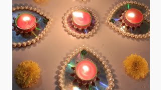 Tea light candle 🕯️ for Diwali  making video [upl. by Dekeles182]