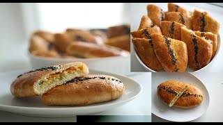 فطاير طرية ولذيذة بحشوة دجاج وحشوة خضار Russian Piroshki [upl. by Clerc772]