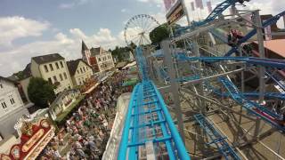 Drifting Coaster  FTE Ahrend Onride Domweih Verden 2016 [upl. by Ivanah160]