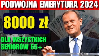 Seniorzy 65 Przygotujcie się na podwójną wypłatę emerytury – nawet do 8000 zł z ZUS [upl. by Broddy557]