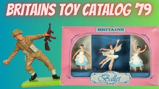 A LOOK AT THE BRITAINS TOY CATALOG FROM 1979 [upl. by Snell958]