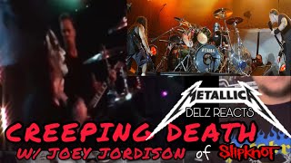 Metallica with Joey Jordison of Slipknot  Creeping Death live at download Fest Reaction FULL SONG [upl. by Bouchier]