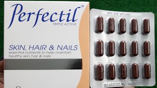 Perfectil Best For  Hair Skin NailsBest Vitamin For Your BeautyPerfactil Uses And Benefits [upl. by Arretal]