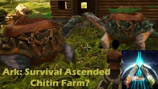 Ark Survival Ascended  Episode 9  Chitin Farm [upl. by Landri]