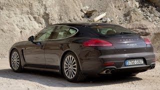 Porsche Panamera S amp Panamera E Hybrid review 2013 [upl. by Assirehc635]