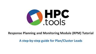 HPC Tools Response Planning and Monitoring RPM Tutorial [upl. by Terag402]