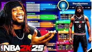 STAXMONTANA OFFICIAL NBA 2K25 PS5 BUILD BEST SMALL FORWARD DEMIGOD BUILD IN NBA 2K25 NEXT GEN [upl. by Newberry]