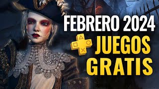 LOS JUEGOS GRATIS FEBRERO 2024 PLAYSTATION PLUS PS4 amp PS5 [upl. by Haidebej]