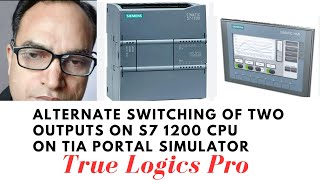 Alternate switching of two outputs on Siemens PLC [upl. by Giulietta229]