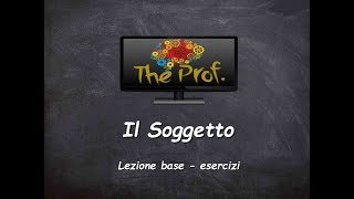 Analisi logica Il Soggetto esercizi [upl. by Purdum467]