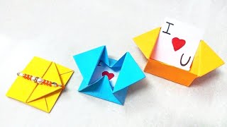 How to make cute origami paper envelope  Origami  Paper Folding Craft Videos amp Tutorials [upl. by Ahsekram368]