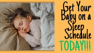 How to Create a Sleep ScheduleRoutine for Your Toddler Tips amp Tricks baby babysleeptips [upl. by Nessej]